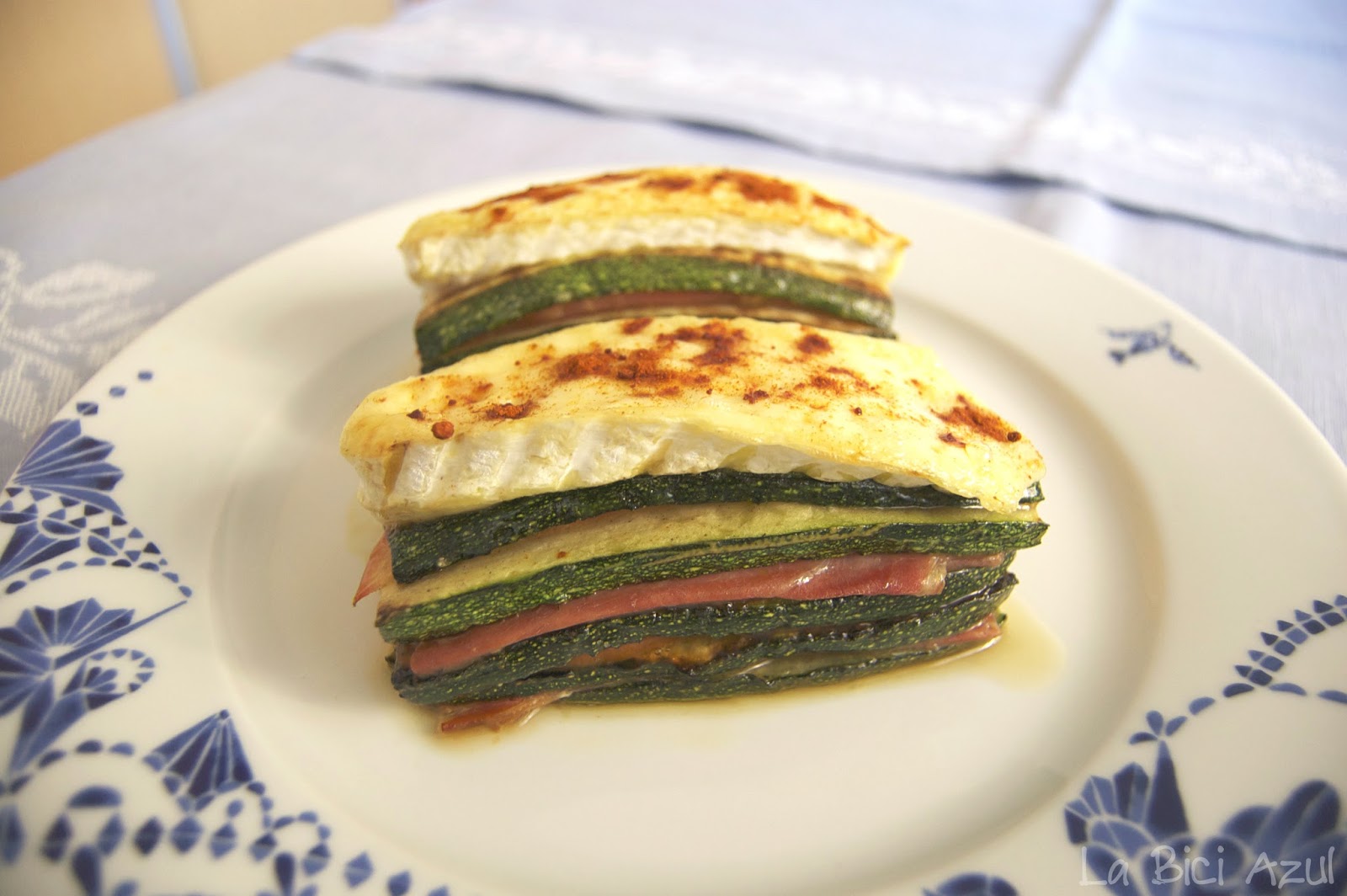 Bici Receta: Milhojas de calabacín con queso Brie • La Bici Azul ...