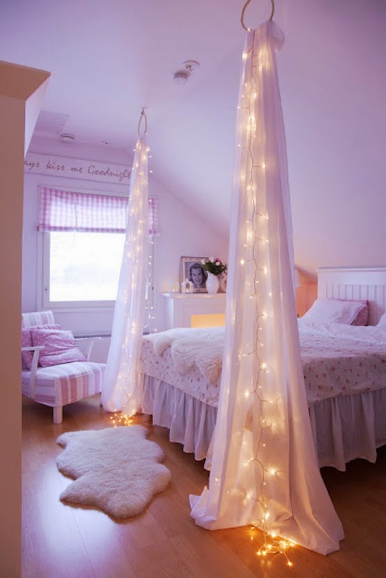 String Lights Ideas For Your Bedroom home design lover