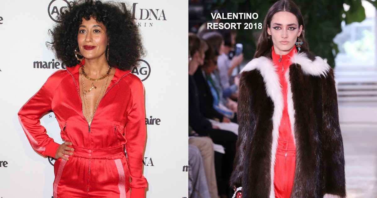 Tracy Ellis Ross in Valentino at the 2018 Marie Claire's Image Maker Awards
