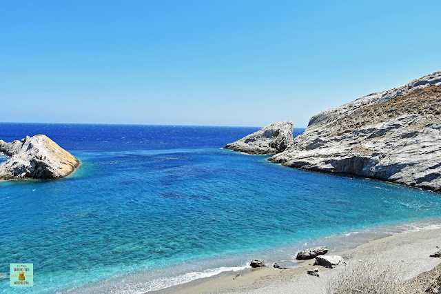 Playa Katergo, isla de Folegandros (Grecia)