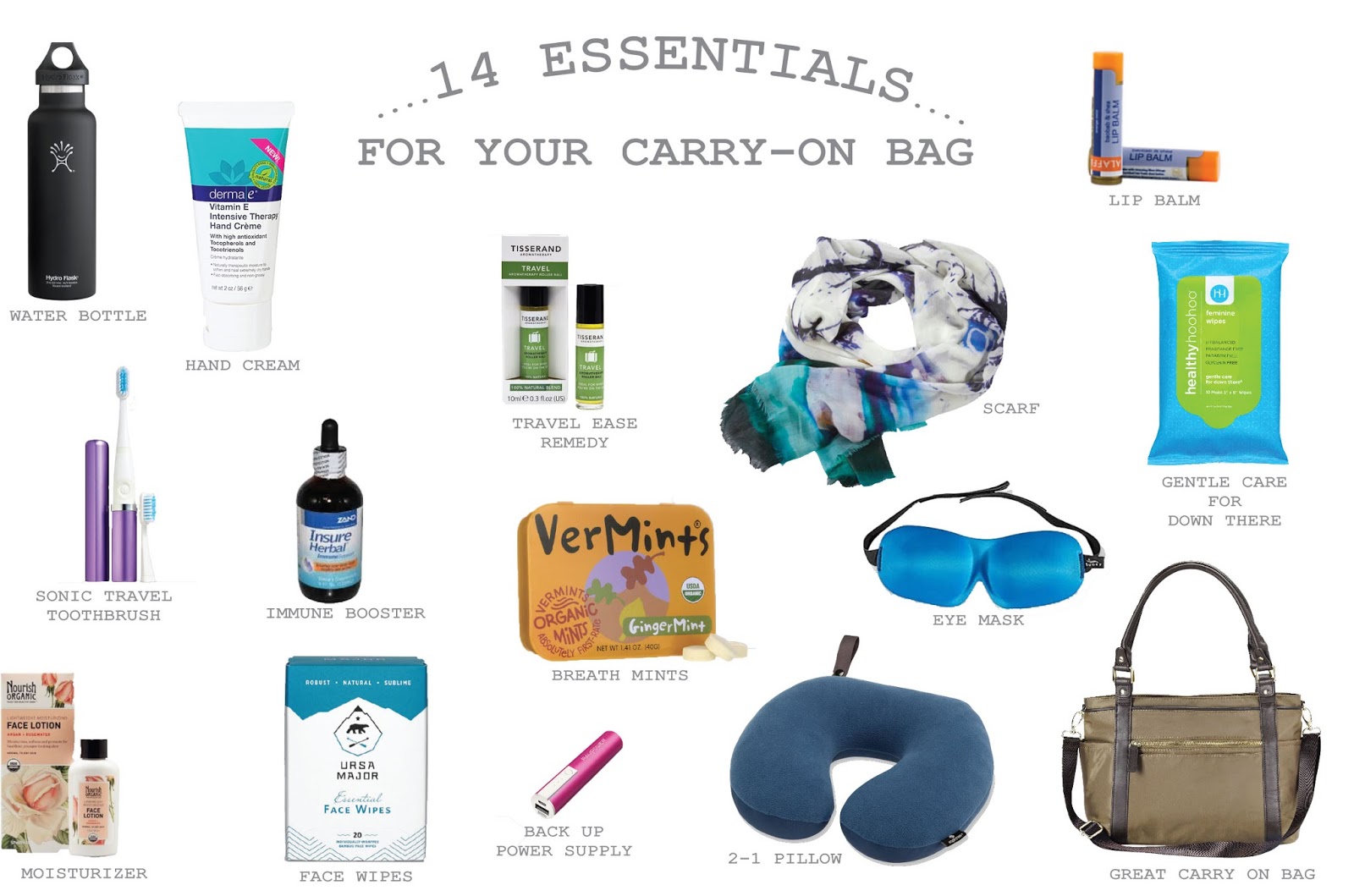 Carry On Travel Essentials • Must Have Carry On Items for Flying