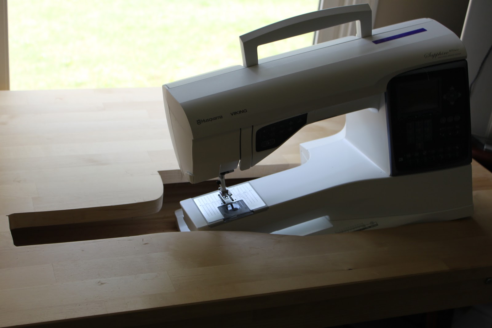 How To Customize An Ikea Table For Your Sewing Machine Frecklemama