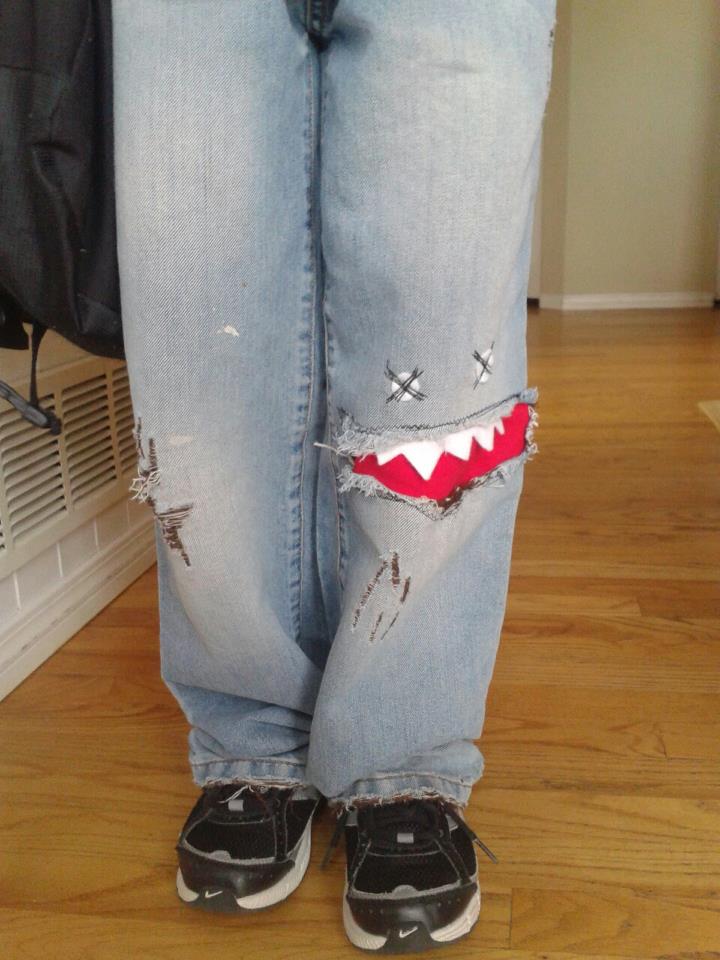 Over The Apple Tree: Creative Patches For Kid's Jeans