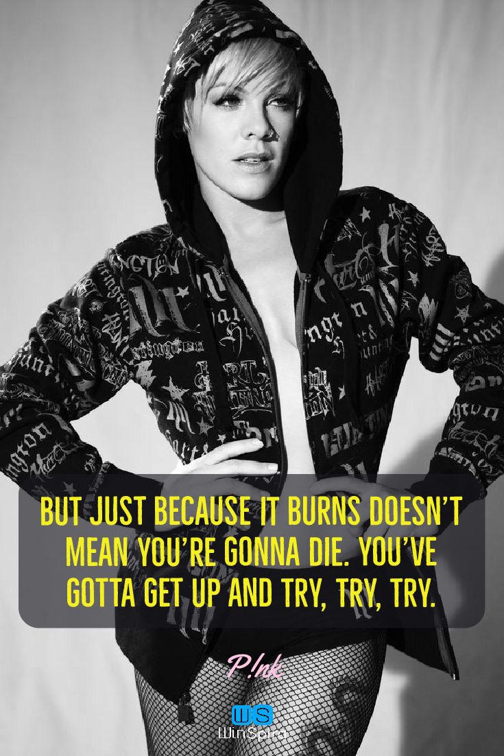 20 Awesome Quotes from singer pink