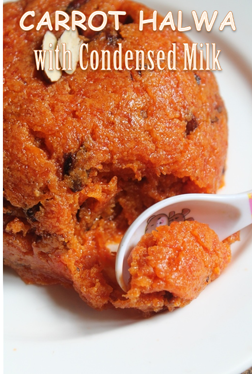 Carrot Halwa Recipe Gajar Ka Halwa using Condensed Milk Yummy Tummy