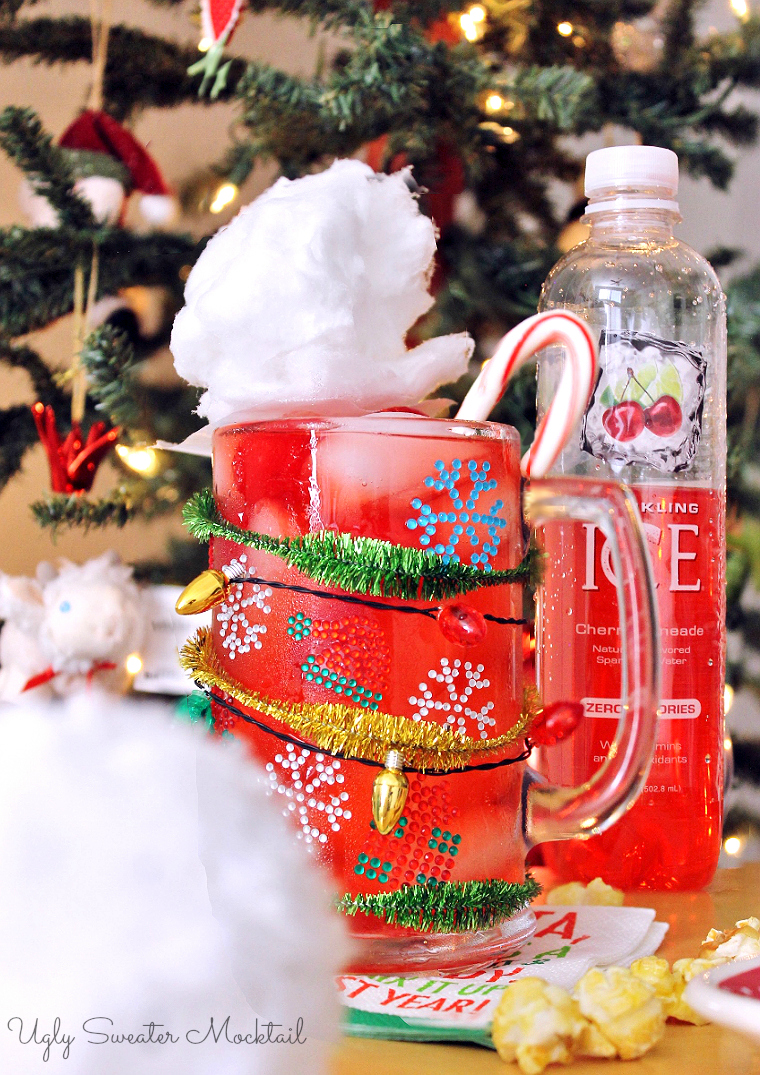#BeNotBland this holiday season with Zero Calorie Sparkling ICE (in 15 flavors)and the Ugly Sweater Mocktail  #AD