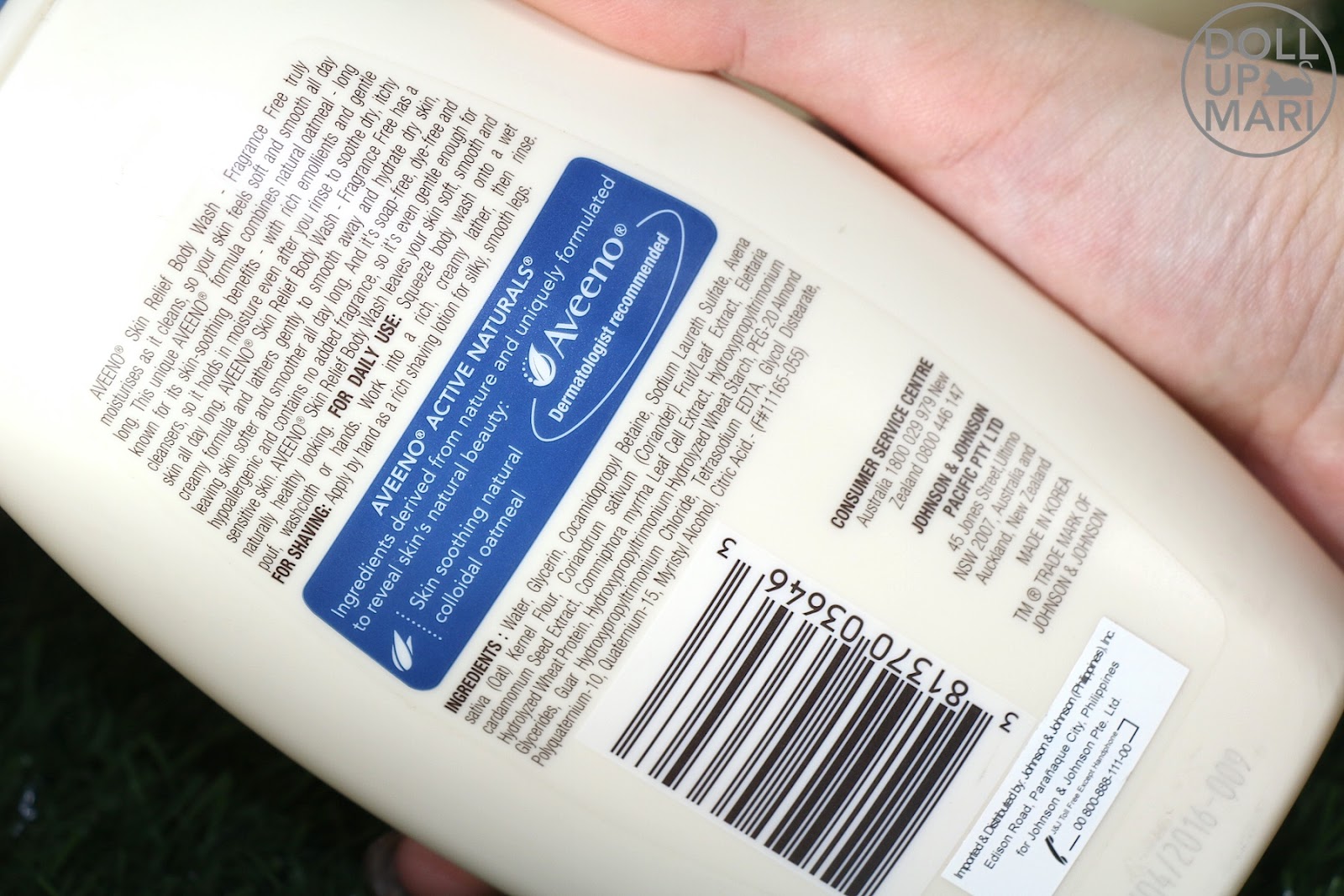 Aveeno Skin Relief Moisturizing Lotion and Body Wash Review Doll Up Mari