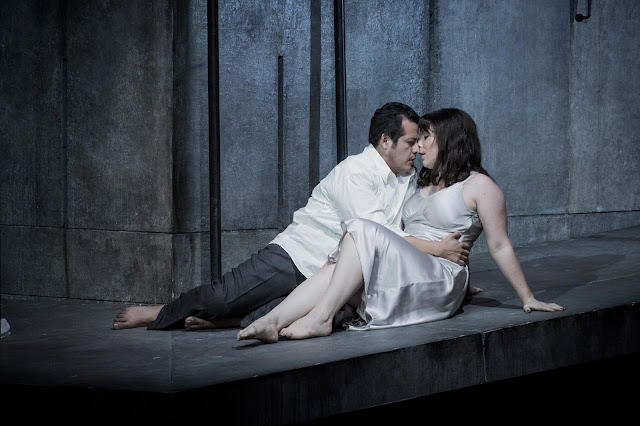 Joel Montero and Natalya Romaniw - Montemezzi's L'amore dei tre Re - Opera Holland Park - photo Robert Workman