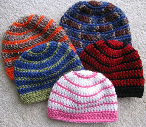 Better Late Than Never Beanies - Free Pattern