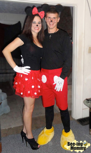 Mickey and Minnie Mouse Inspired Couple's Costume