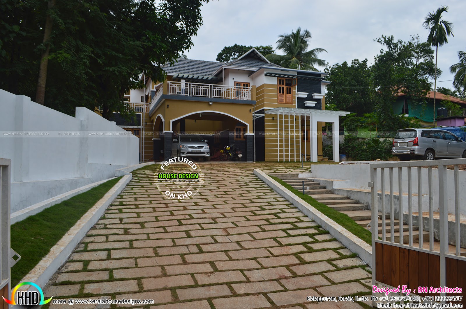 Completed house at Nilambur, Kerala Kerala Home Design and Floor Plans 9K+ Dream Houses