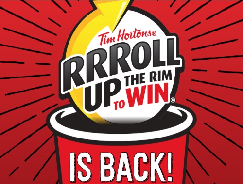 Tim Hortons Roll Up The Rim To Win is back!