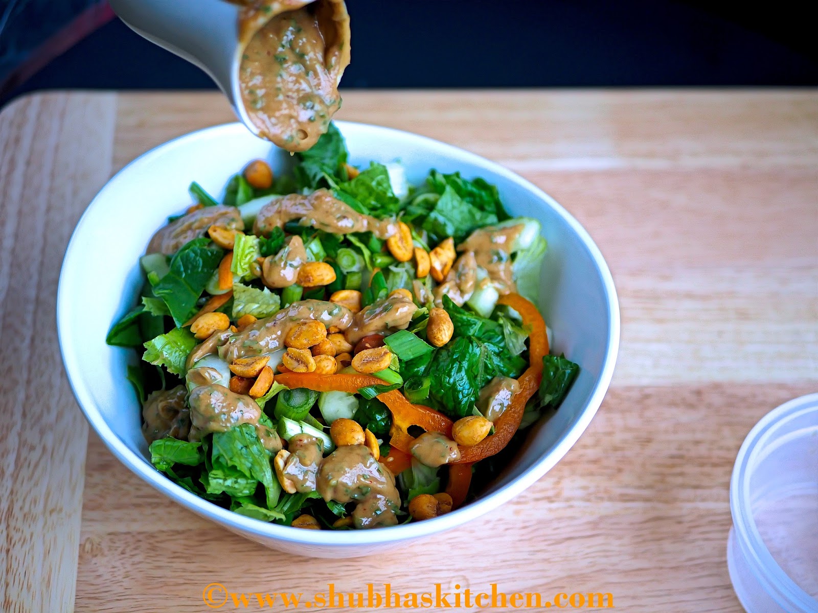 Meri Rasoi Thai Salad with Peanut butter dressing