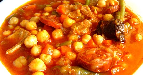 Potaje de garbanzos con callos y verduras | Receta rápida | El Saber  Culinario