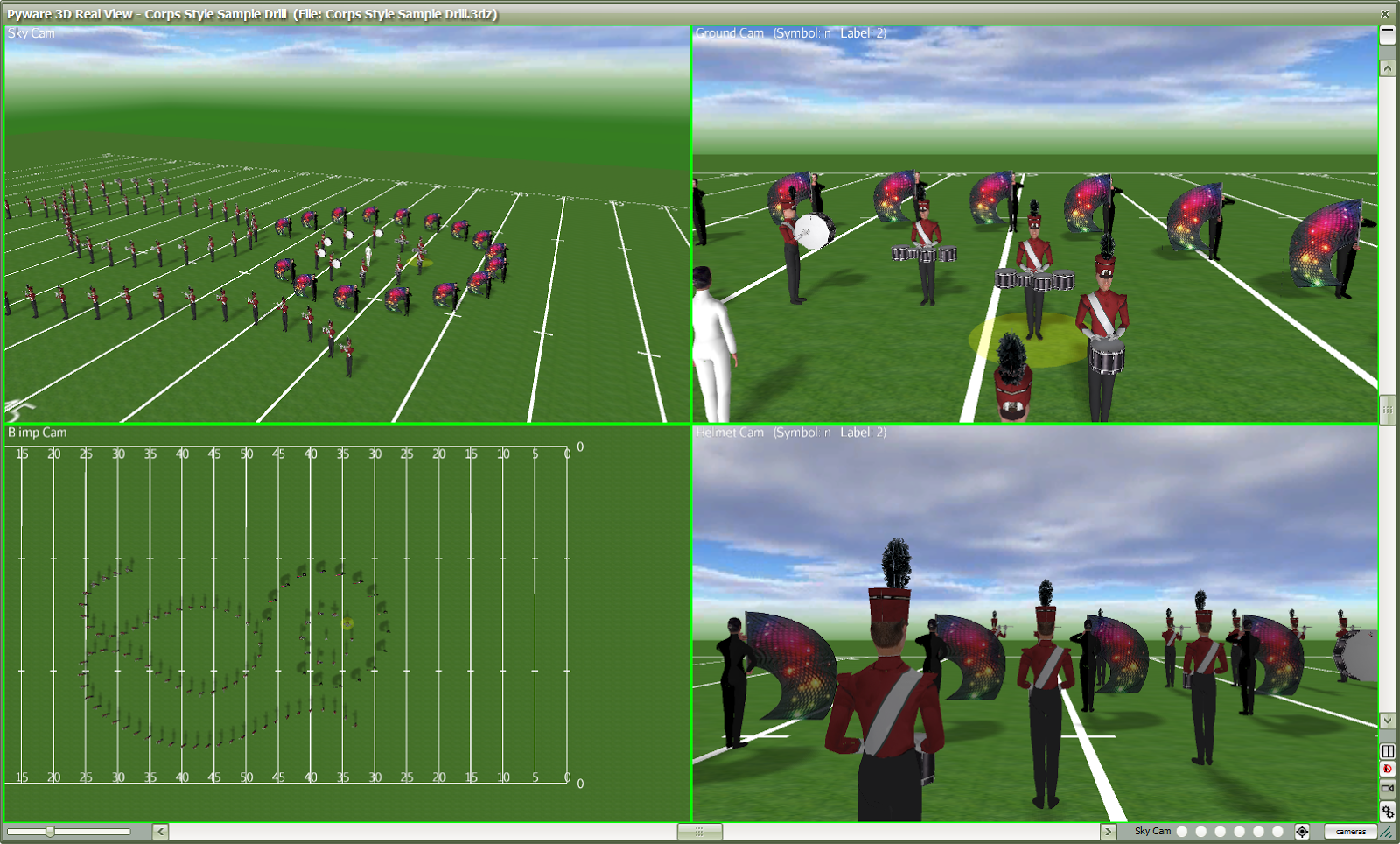 AAL Portfolio Bomboy Marching Band Choreography Software