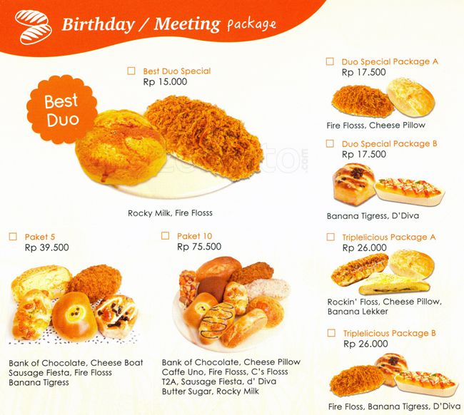 Harga Menu Kue BreadTalk Delivery Terbaru Saat Ini