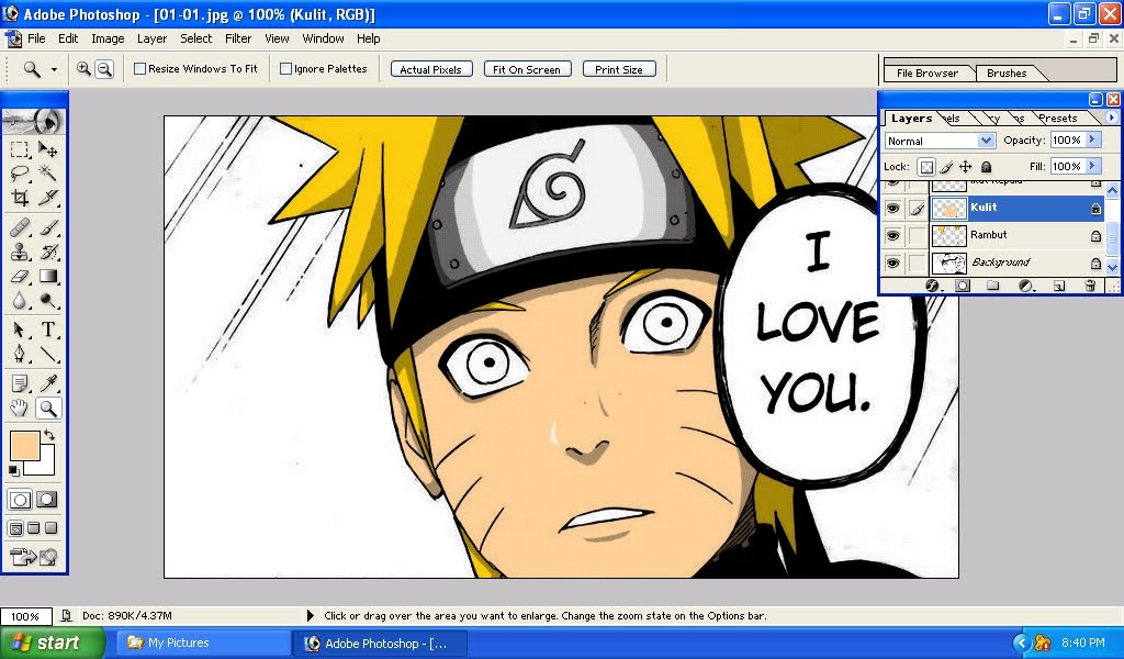 Alhak's Blog Tutorial How to Coloring Manga with