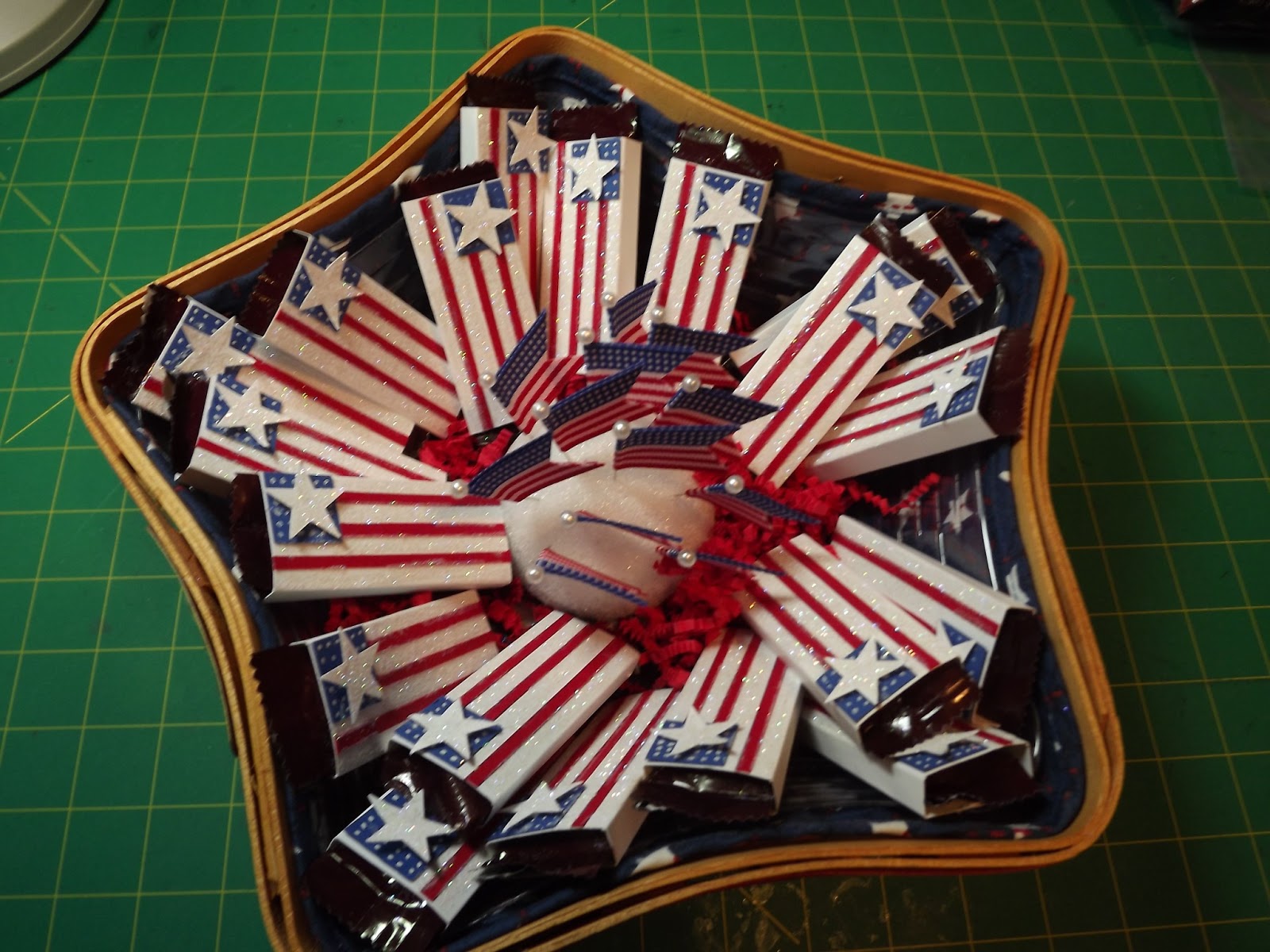 Nanny's Pansy Patch 4th of July Candy Wrapper