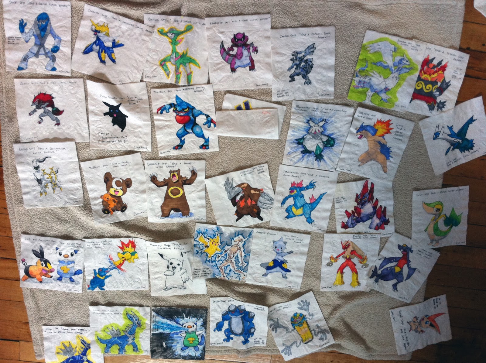 Daily Napkins Why Draw on Napkins?