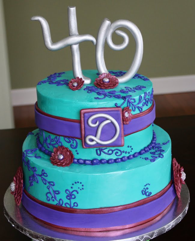 Claudine: Gucci Color Trend 40th Birthday Cake