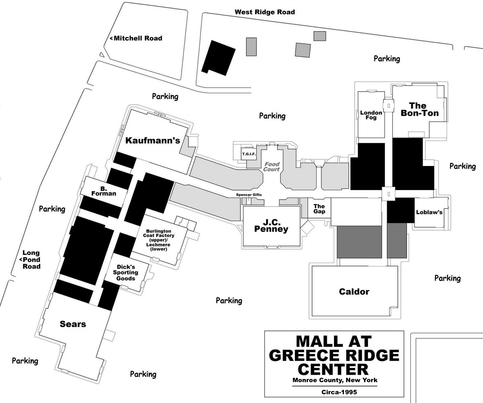 26 Greece Ridge Mall Map - Maps Database Source