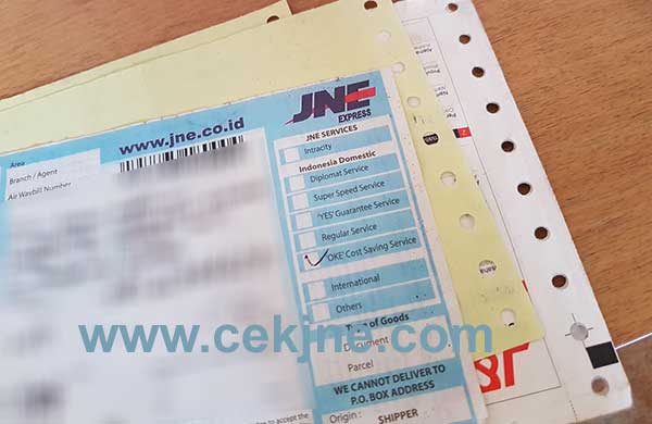 Cek Resi Jne Banda Aceh