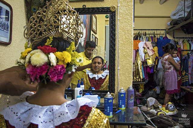 Reina de la vela tehuantepec en Dxi Laani
