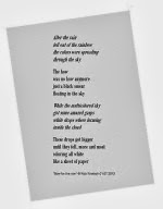 Poem "Bow for the rain" by Rob Knetsch