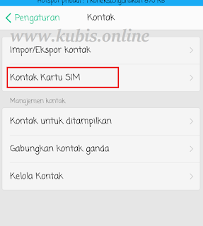 Cara Memindahkan Kontak Ke Sim Card Oppo 
