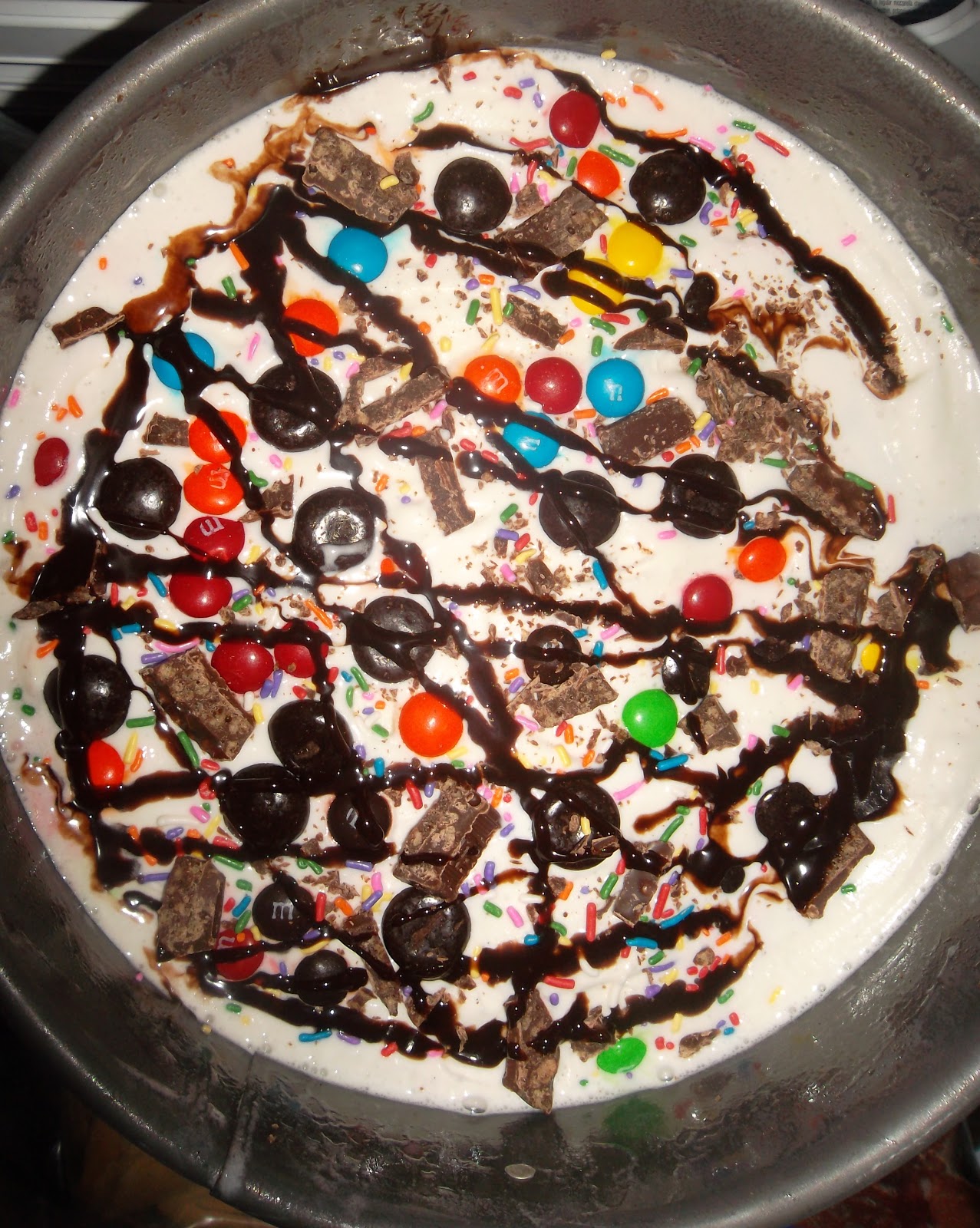 Frozen Dinner Diva Brownie Ice Cream Pizza
