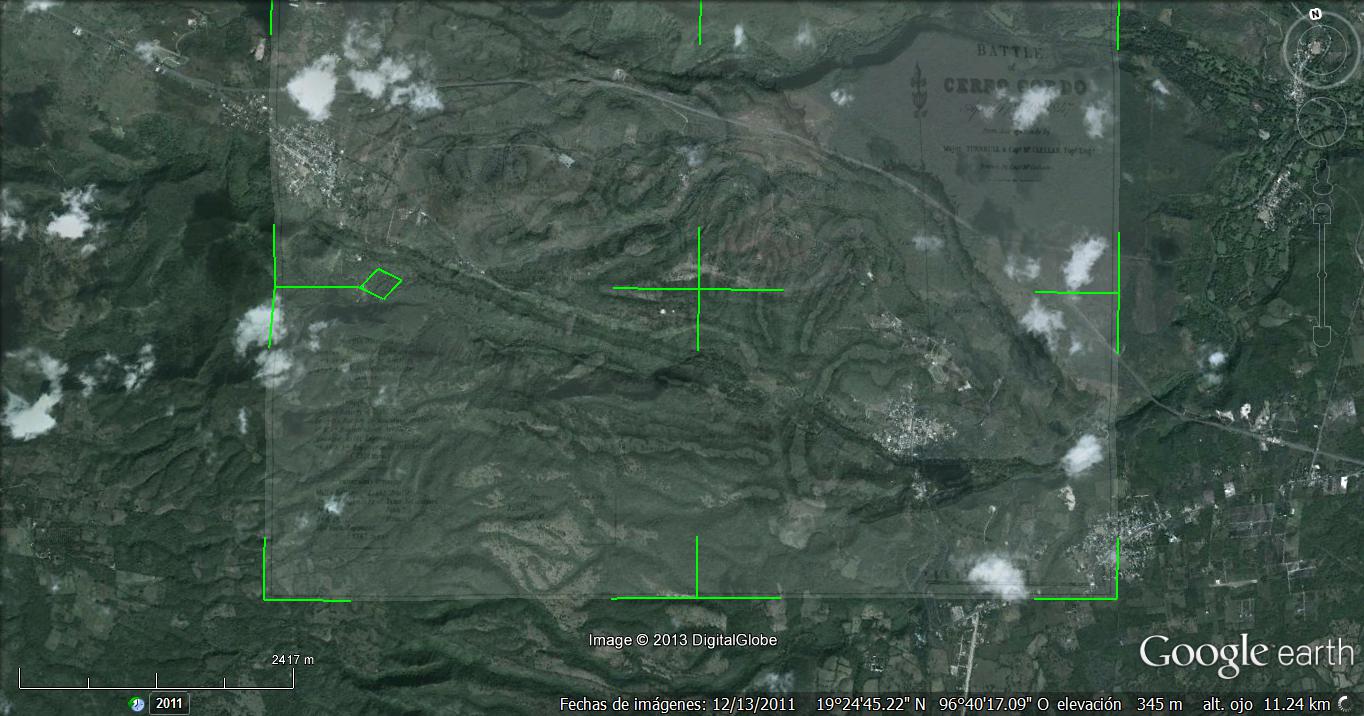 México Campo de Batalla II) Batalla de Cerro Gordo 17 y 18 de Abril de