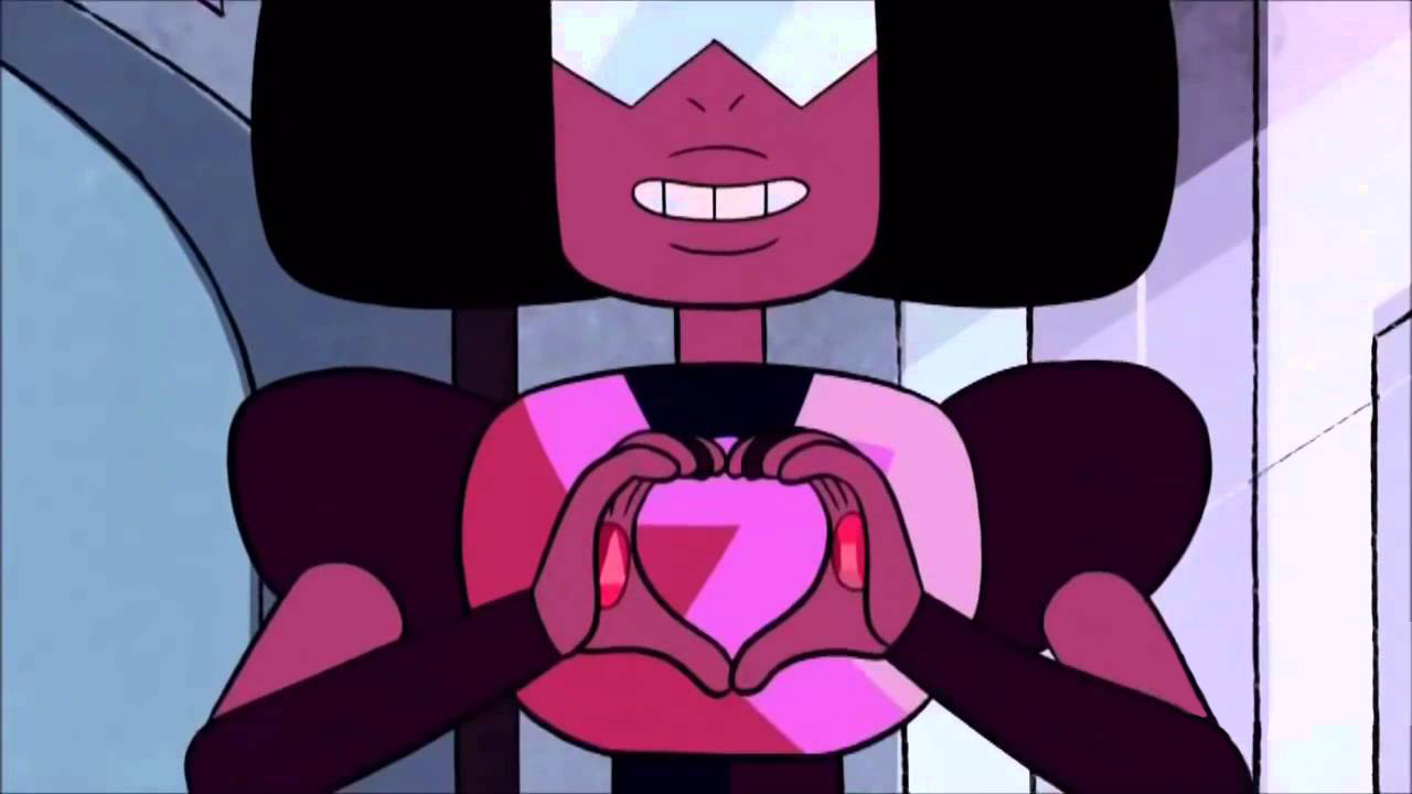 Steven Universe: Granate haciendo un corazón con las manos