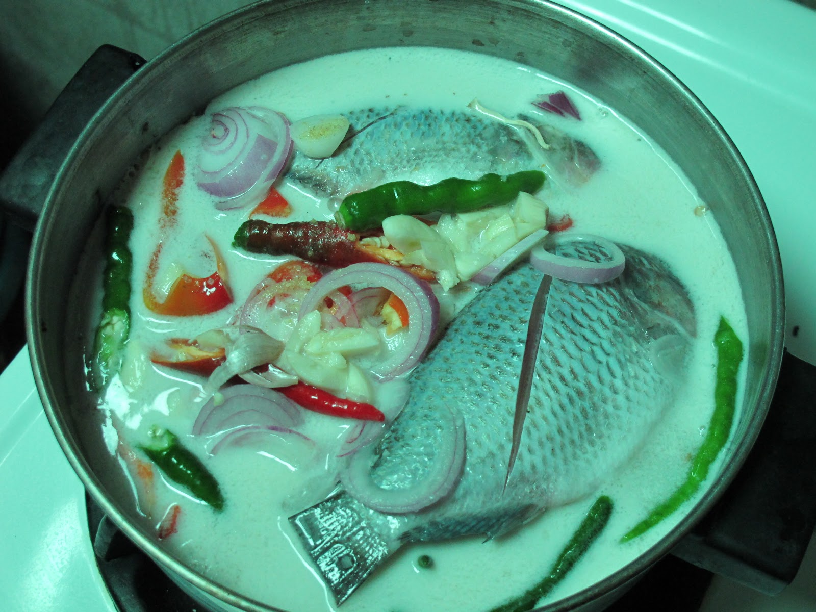 Before Six Diet Ginatan nga Tilapia (Tilapia in coconut milk) by