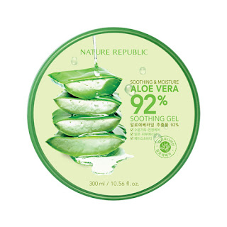 Nature Republic Aloe Vera adalah produk Moisture dan Shoothing Gel yang mengandung 92% ekstrak lidah buaya yang diproduksi di Korea. Produk ini booming di pasaran karena manfaatnya yang banyak dan produknya terbuat dari bahan-bahan alami.