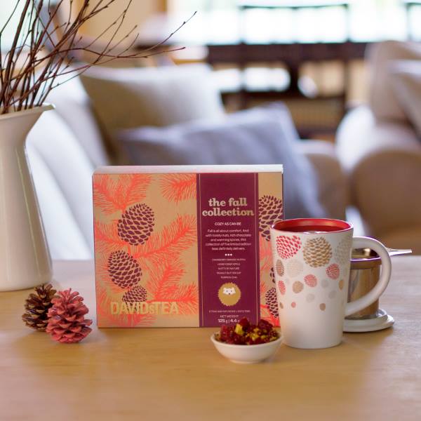 Vraie fiction David's Tea's Autumn collection