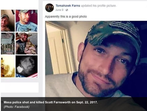 Wounded Times: Iraq Veteran Scott Farnsworth Shot By Police in Arizona