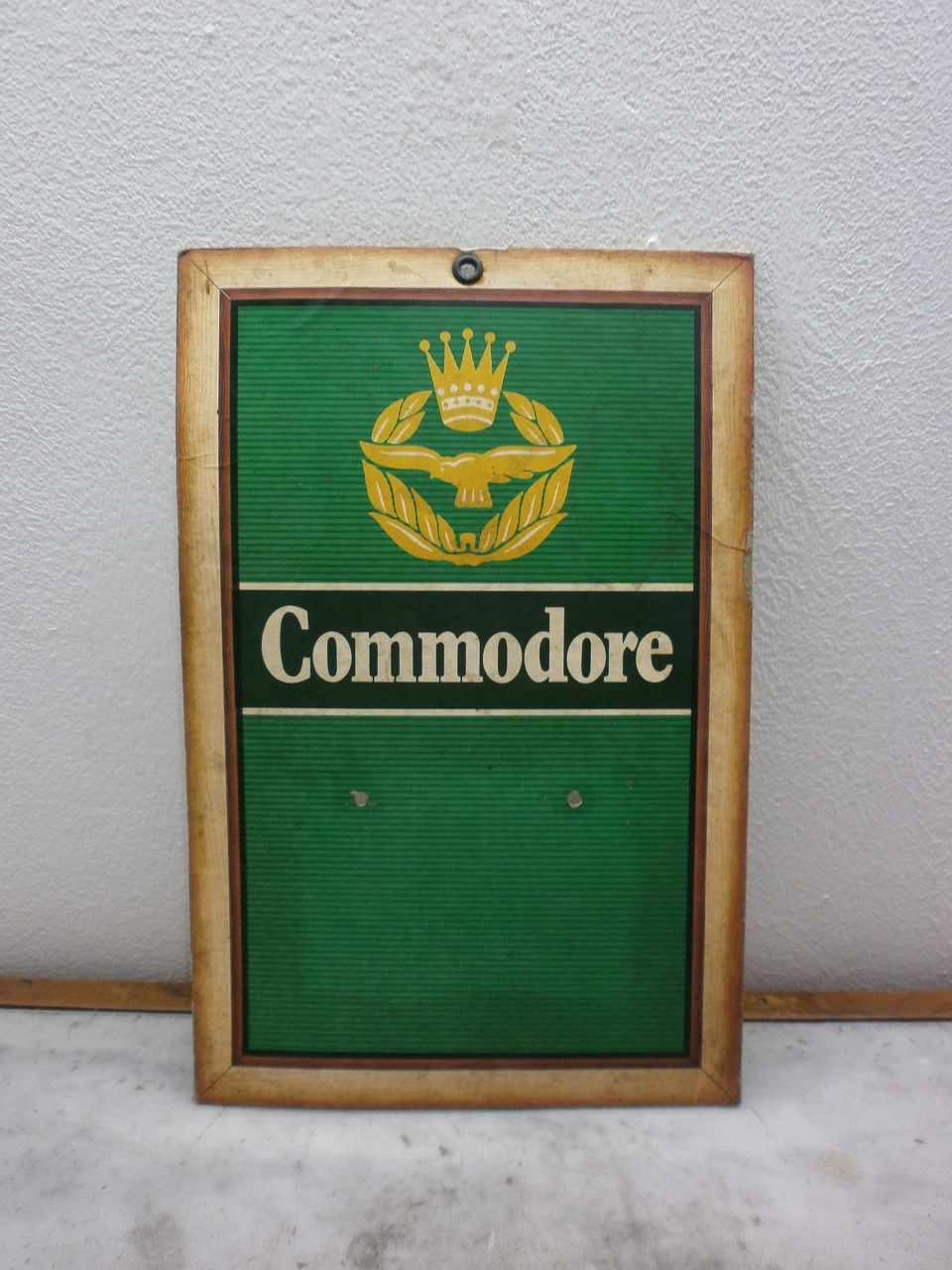 Antikpisan: Plang Kardus Eks Kalender Tua Rokok Commodore ( SOLD OUT ...
