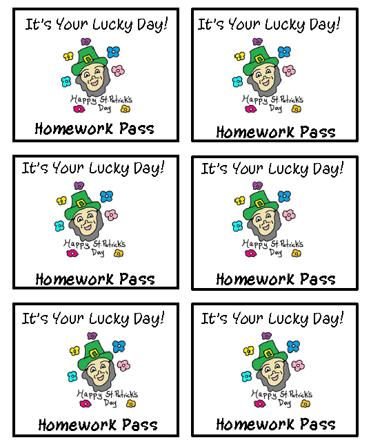 Homework Passes Template Buyessayonline Us