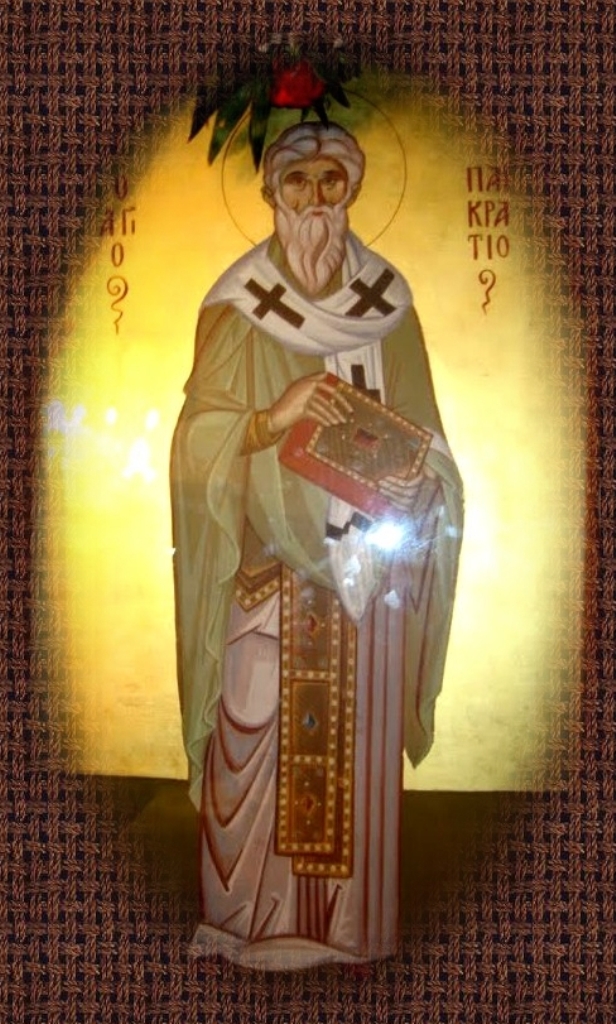 SFÂNTUL SFINŢIT MUCENIC PANGRATIE, EPISCOPUL TAVROMENIEI