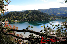 Vistas desde el castillo de Bled