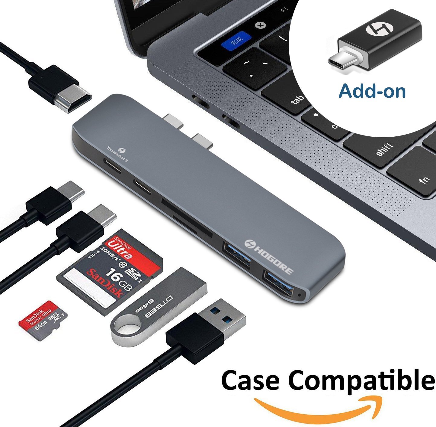 Find Great Review "REVIEW" MacBook Pro Dock, HOGORE Thunderbolt 3