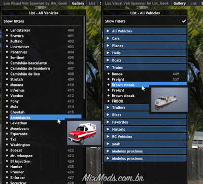 gta sa mod lua visual veh car spawner gui mouse