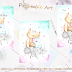 Watercolor Cats Wall Art for Home Decor and Craft Works