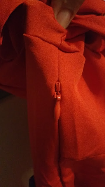 Recebidos Loja Dresslily blusa vermelha detalhes