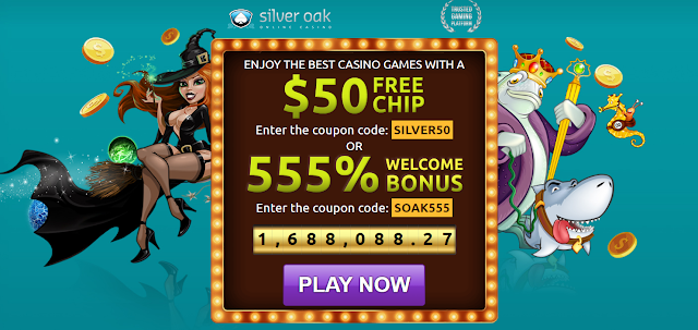 Silver oak casino no deposit bonus code