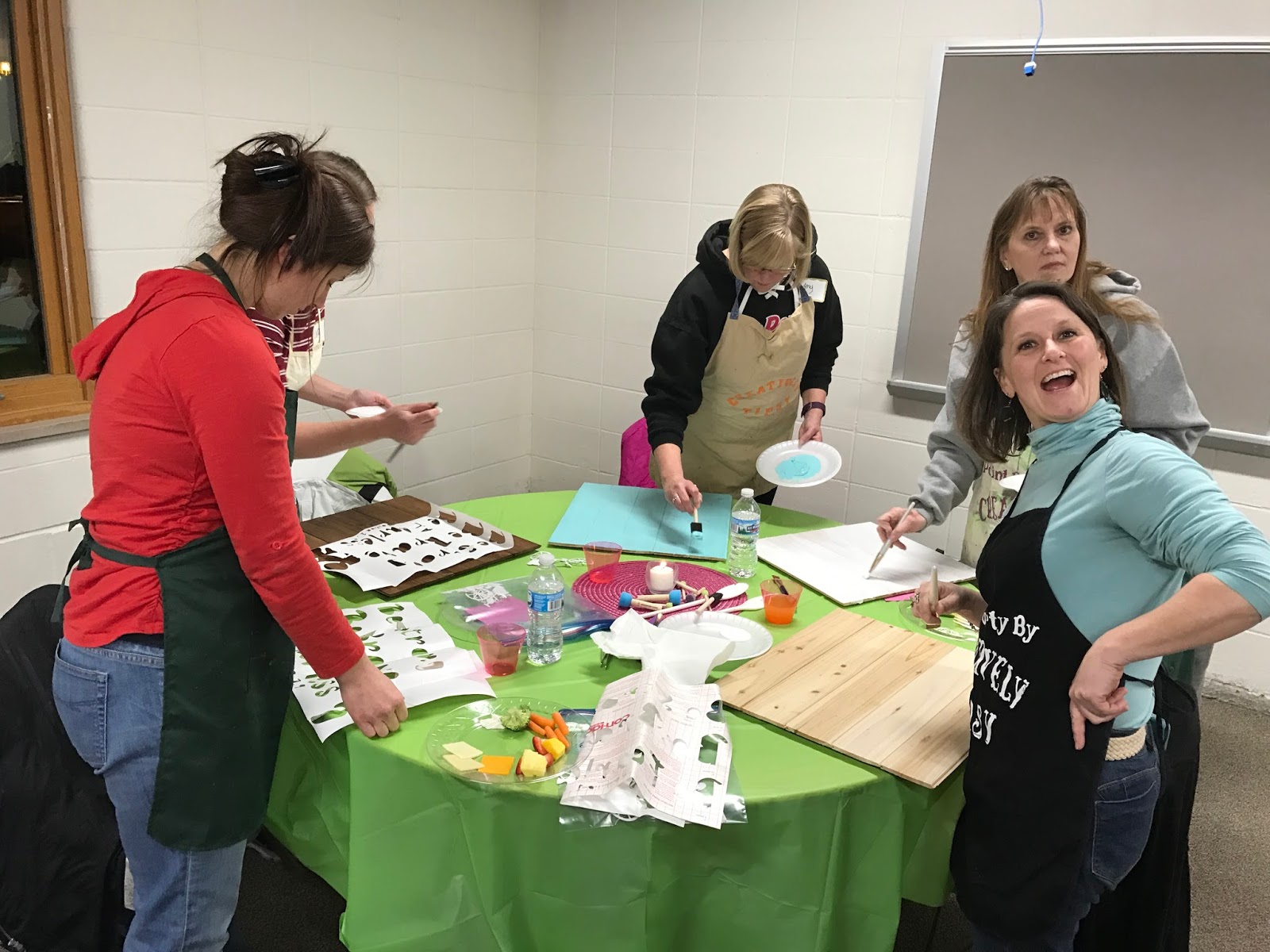 Our Joyful Journey Pallet Painting Party