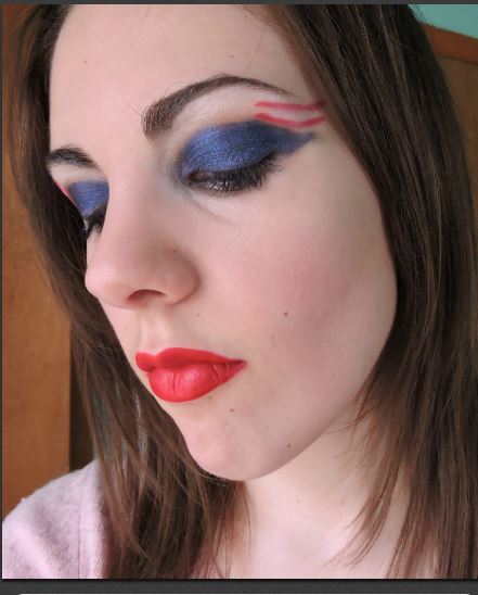 Ultima Beauty: New England Patriots Inspired Makeup