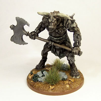 Minotaur Barbarian Reaper Miniatures Bones Bloodhoof 
