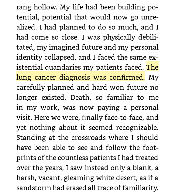 Bioethics "When Breath Air" Readings, quiz, and discussion