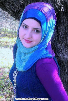 Latest Hijab Styles For Muslim Girls www.igvv.blogspot.com